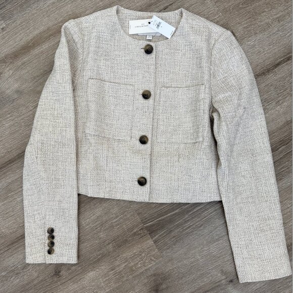 Banana Republic Jackets & Blazers - Banana Republic Boucle Collarless Jacket - NWT